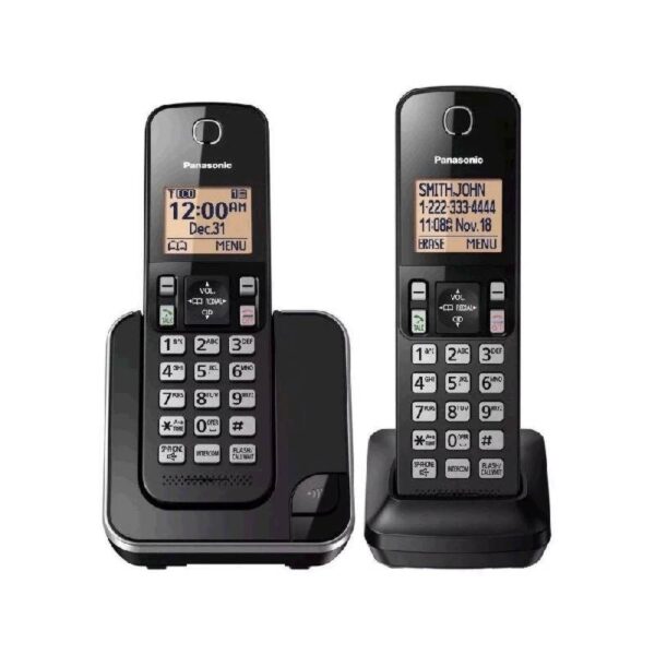 Teléfono Inalámbrico Panasonic 2 Auriculares + Altavoz + Identificador Kxtgc362b