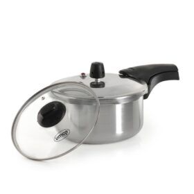Olla De Presión 4 Litros Umco Induccion y Gas + Tapa De Vidrio 7327