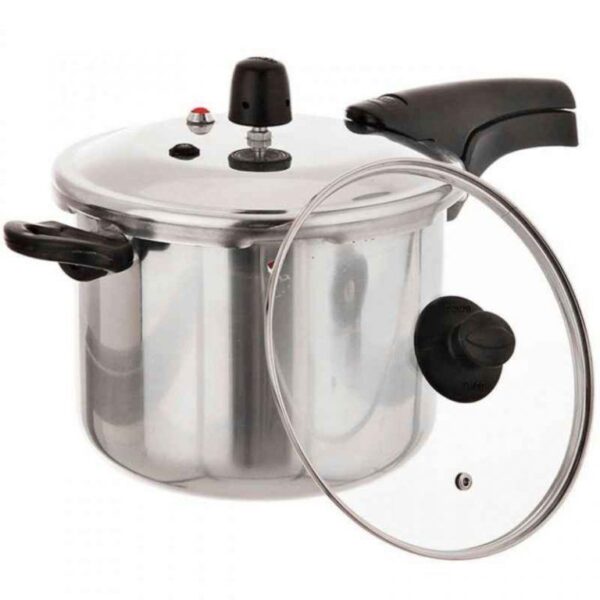 Olla De Presion 10 Litros Umco + Tapa De Vidrio 7251