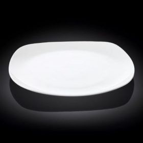 Plato Tendido Cuadrado De Porcelana 27x27 cm