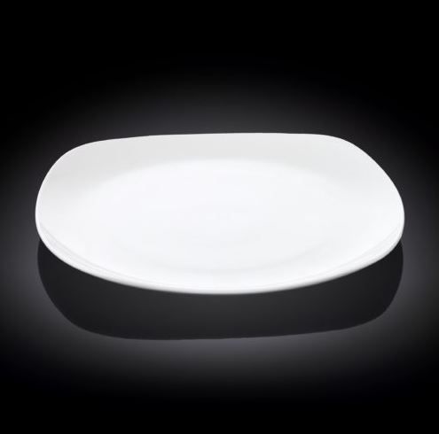 Plato Tendido Cuadrado De Porcelana 29.5 x 29.5 CM