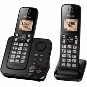 Telefono Panasonic Inalambrico + 2 Bases + Contestador + Identificador Kx-tgc362lab