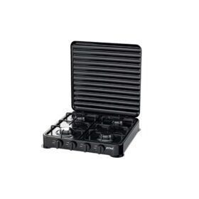 Cocineta A Gas 4 Quemadores Con Tapa Metalica Echef Pro H003