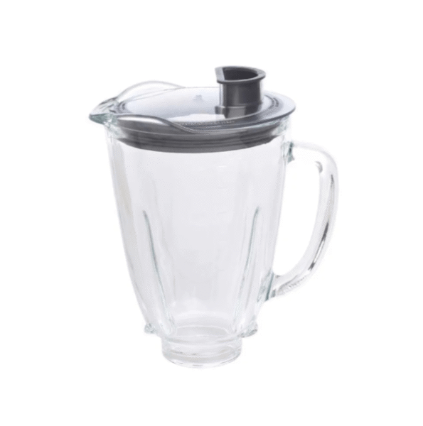 Vaso Redondo Para Licuadora Oster Original De Vidrio Refractario + Tapa - Imagen 2