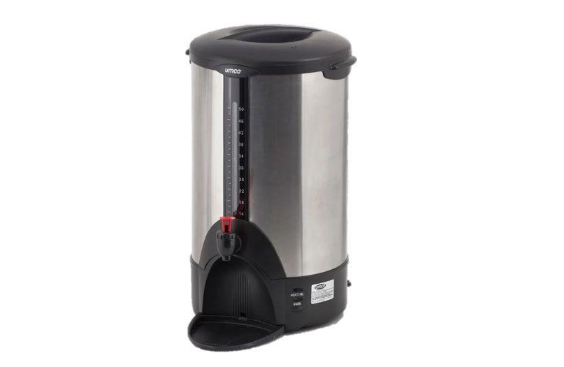 Cafetera Eléctrica 50 Tazas Dispensador de Cafe Umco Acero Inoxidable