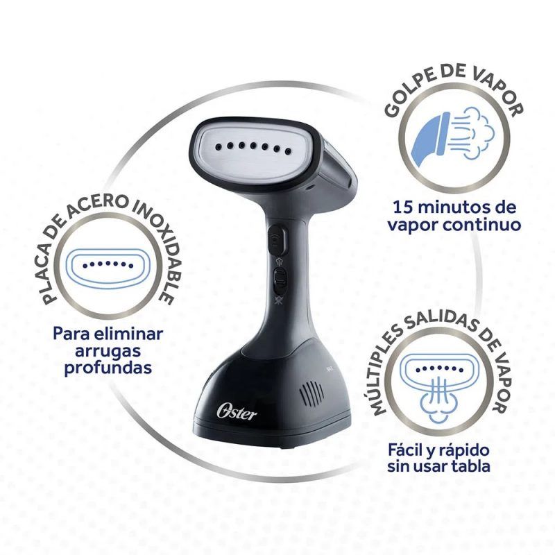 Plancha De Ropa A Vapor Oster Portatil Gcstes-100 - Imagen 2