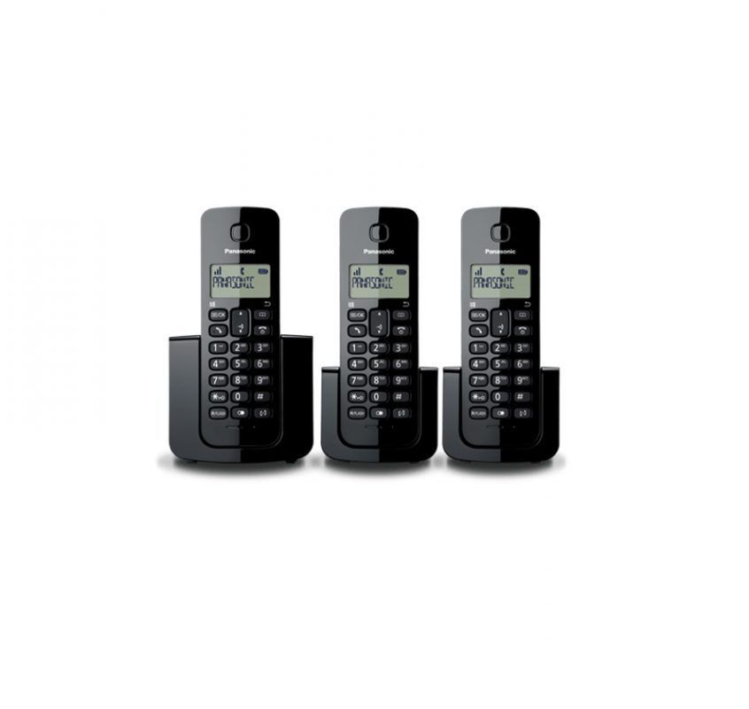 Teléfono Inalámbrico 3 Auriculares Panasonic Kx-tgb113lab