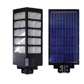 Lampara Solar Led Reflector Solar 1600w Poste Exterior