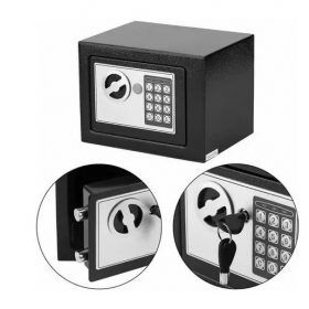 Caja Fuerte Electrónica Metalica Seguridad Llave Y Codigo - Imagen 2