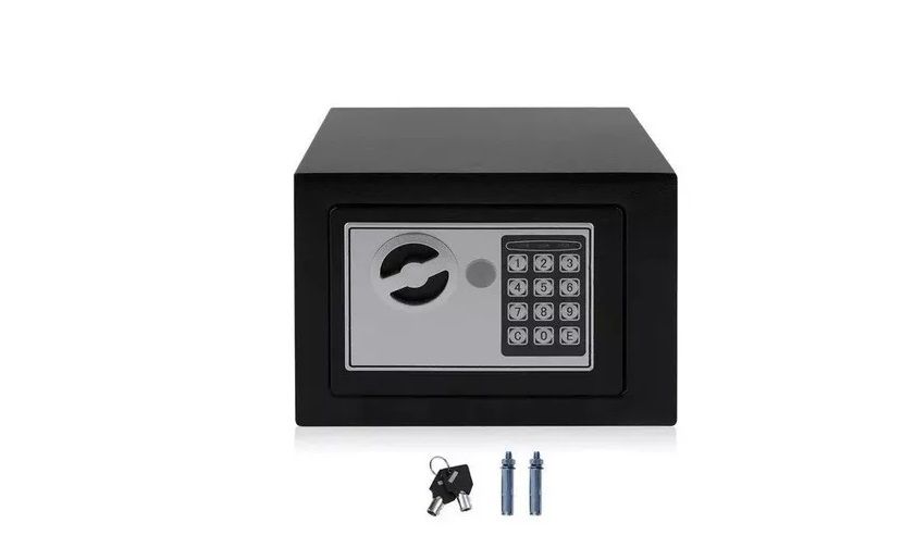 Caja Fuerte Electrónica Metalica Seguridad Llave Y Codigo