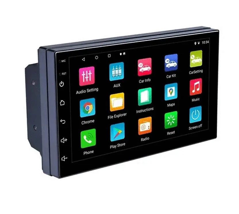 Radio De Carro 7 Pulgadas 2 Dim Android Card Playble