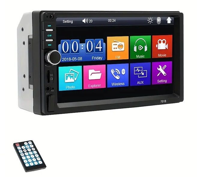 Radio Para Carro 7 Pulgadas Tactil Doble Control Ctt-7018