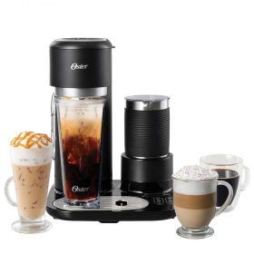 Cafetera Oster Latte 4 En 1 Con Espumador Bvstdc02b