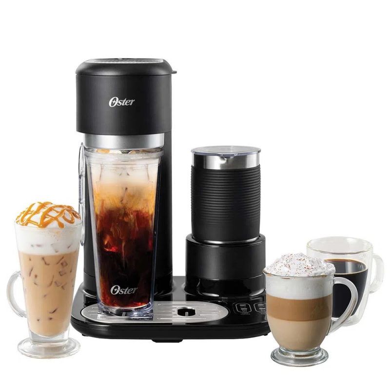 Cafetera Oster Latte 4 En 1 Con Espumador Bvstdc02b