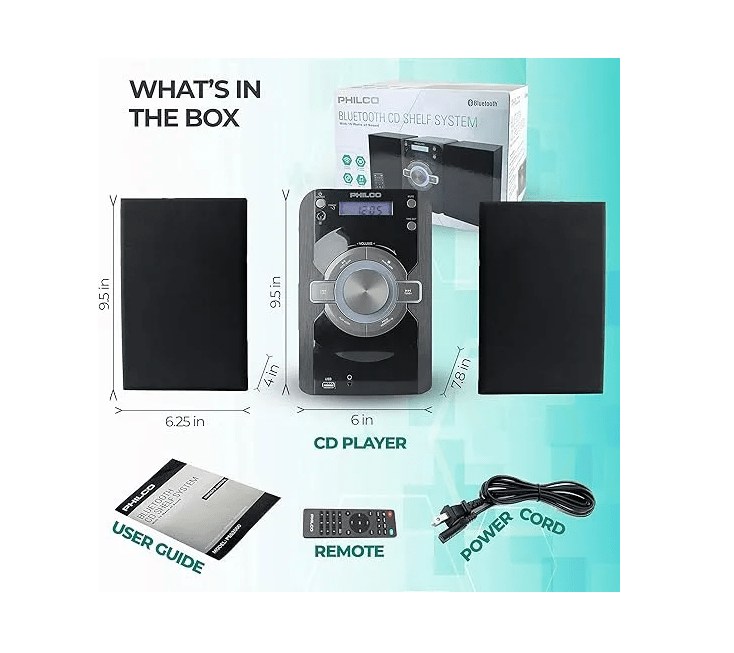 Minicomponente Philco + Bluetooth +cd Am/fm Pss2000-bk - Imagen 3