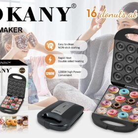 Máquina Mini Donas Rosquilla Mini Postres 16 Donas Sokany Sk-08023 - Imagen 3