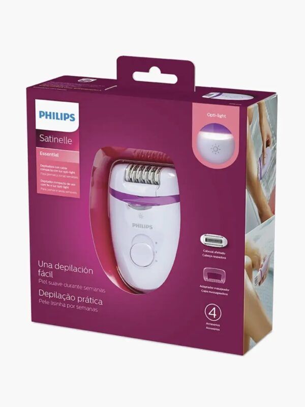 Depiladora Philips Satinelli Essential + Accesorio Bre275/10