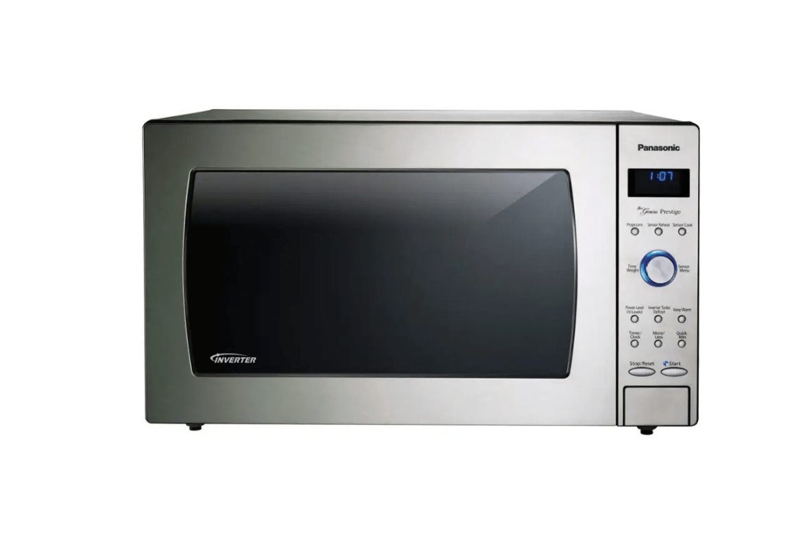 Microondas Panasonic 62 Litros Plateado 2.2 Pies Nn-sd987sa