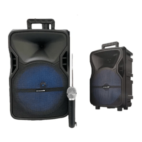 Parlante 12 Pulgadas Con Bluetooth  Luz Led Aiwa Aaa Iw-1221