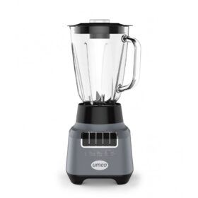 Licuadora Umco Vaso De Vidrio Pulse Mix Gris 6122