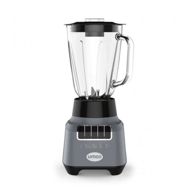 Licuadora Umco Vaso De Vidrio Pulse Mix Gris 6122