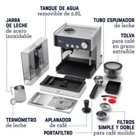 Cafetera Perfect Brew Máxima Oster®15 Bares, Espresso, Latte BVSTEM7400 - Imagen 2