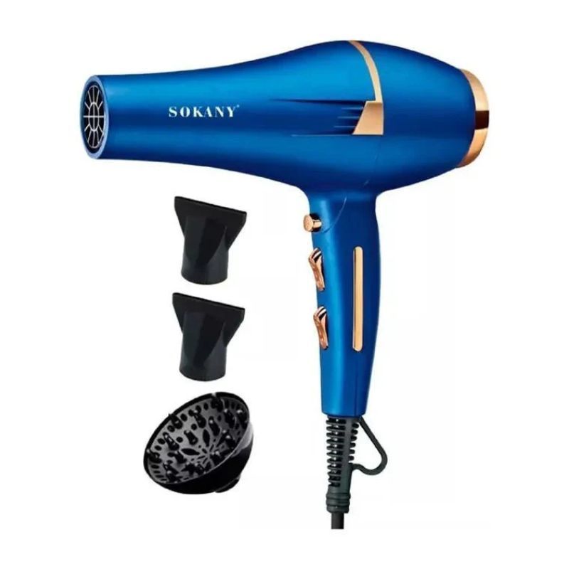 Secadora De Cabello Sokany W2400 Con Difusor Sk-14001