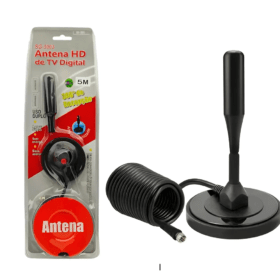Antena Tv Digital Interna De Canales Abiertos  5 Mts Sg-3003
