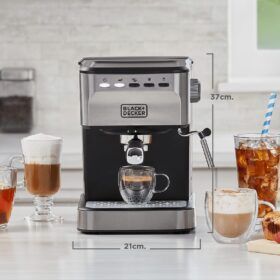 Cafetera Expreso-capuchino Black Decker 1.5L Emo312-osdla - Imagen 3
