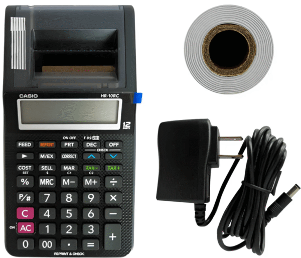 Calculadora Sumadora Casio 12 Dígitos Con Rollo Hr-10rc - Imagen 4