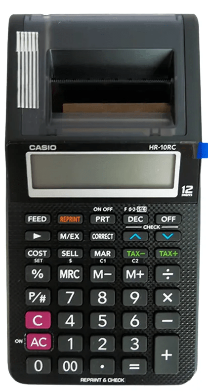 Calculadora Sumadora Casio 12 Dígitos Con Rollo Hr-10rc - Imagen 2
