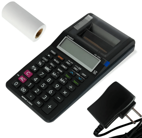 Calculadora Sumadora Casio 12 Dígitos Con Rollo Hr-10rc - Imagen 3
