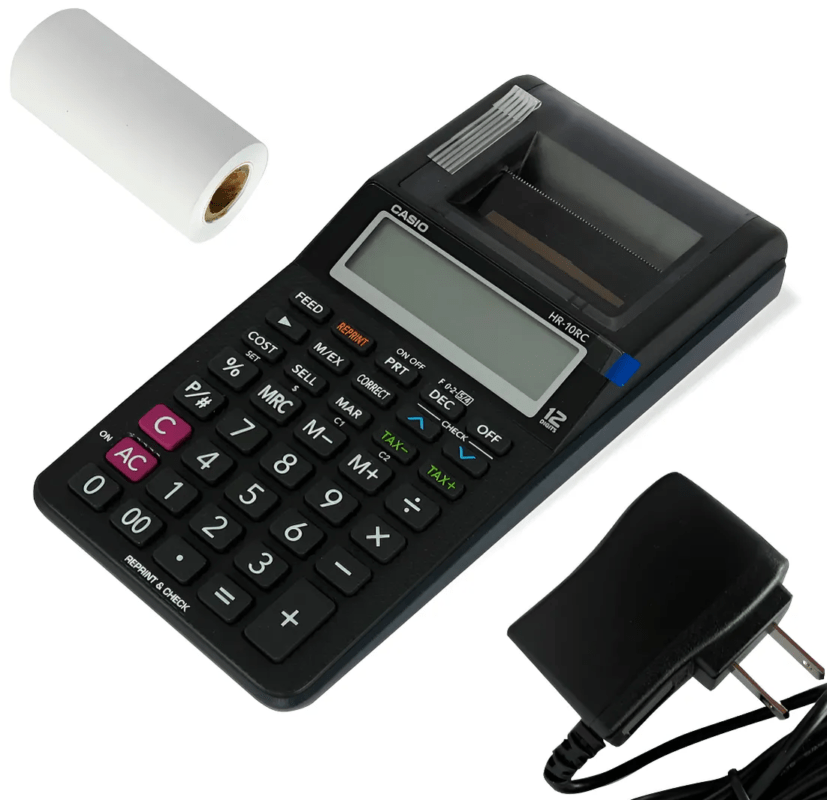 Calculadora Sumadora Casio 12 Dígitos Con Rollo Hr-10rc - Imagen 3