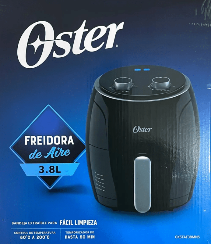 Freidora De Aire Oster 3.8 Litros Air Fryer Ckstaf38mns-014 - Imagen 4
