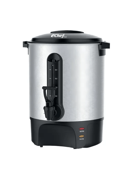 Cafetera Electrica 60 Tazas Echef De Acero Inoxidable Dk60A