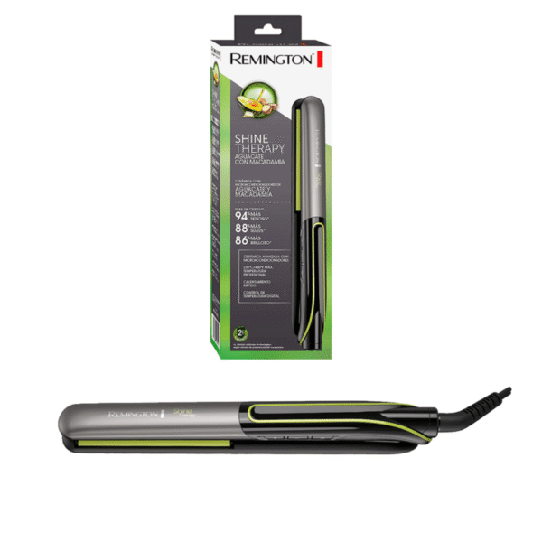 Plancha De Cabello  Remington Aguacate Con Macadamia Calentamiento Rápido S12A
