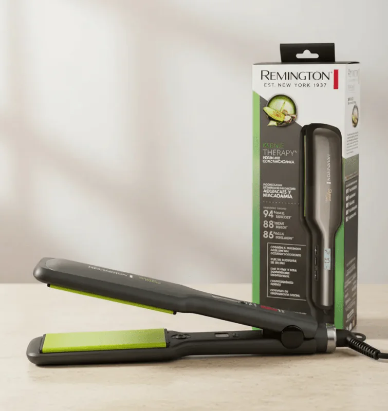 Plancha Remington Shine Therapy Aguacate Con Macadamia S9520 - Imagen 2