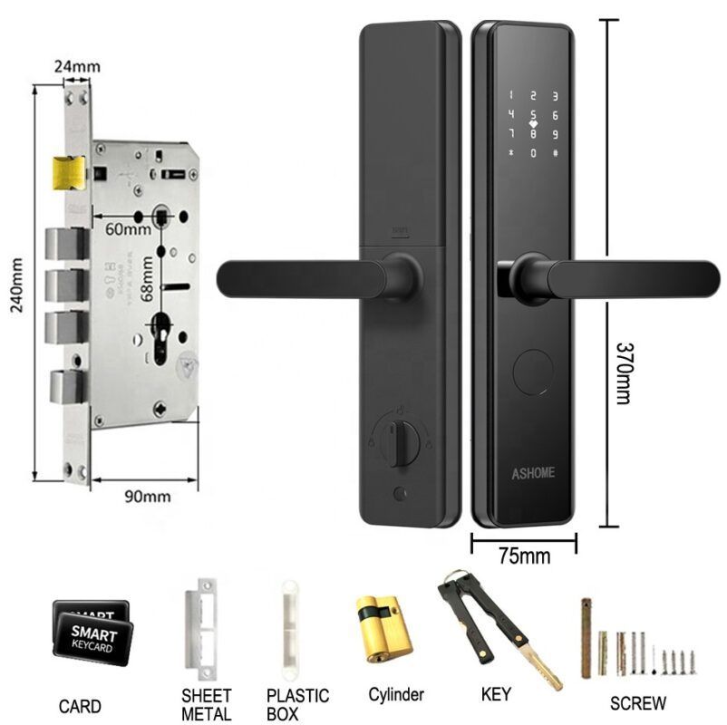 Cerradura Inteligente Con Contraseña Temporal Sin Llave 6068 - Imagen 2