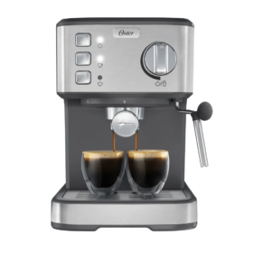 Cafetera Compacta Oster 15 Bar Acero Inoxidable Bvstem5502