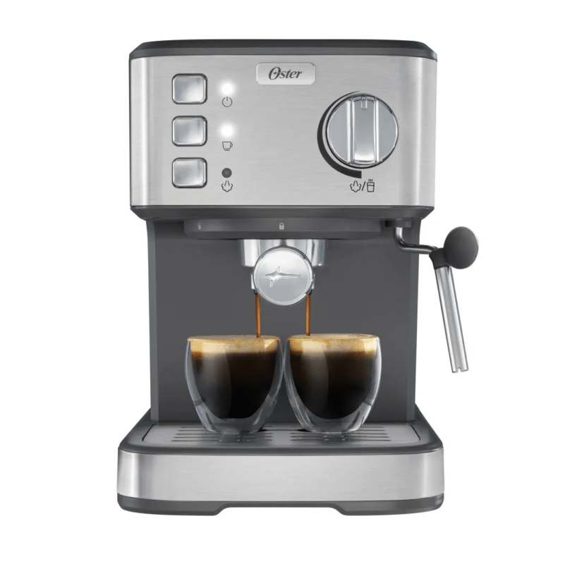 Cafetera Compacta Oster 15 Bar Acero Inoxidable Bvstem5502