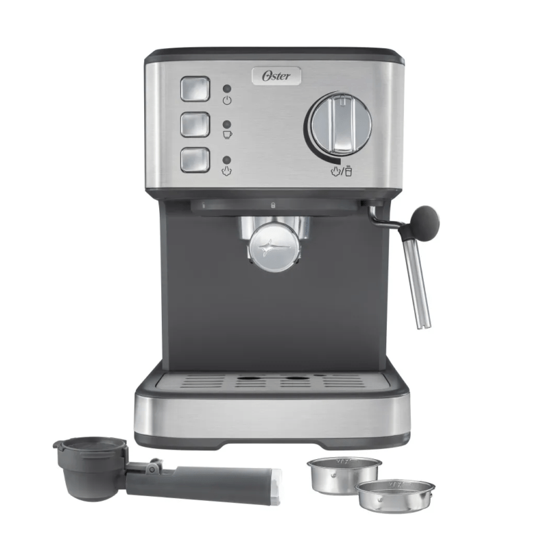 Cafetera Compacta Oster 15 Bar Acero Inoxidable Bvstem5502 - Imagen 3