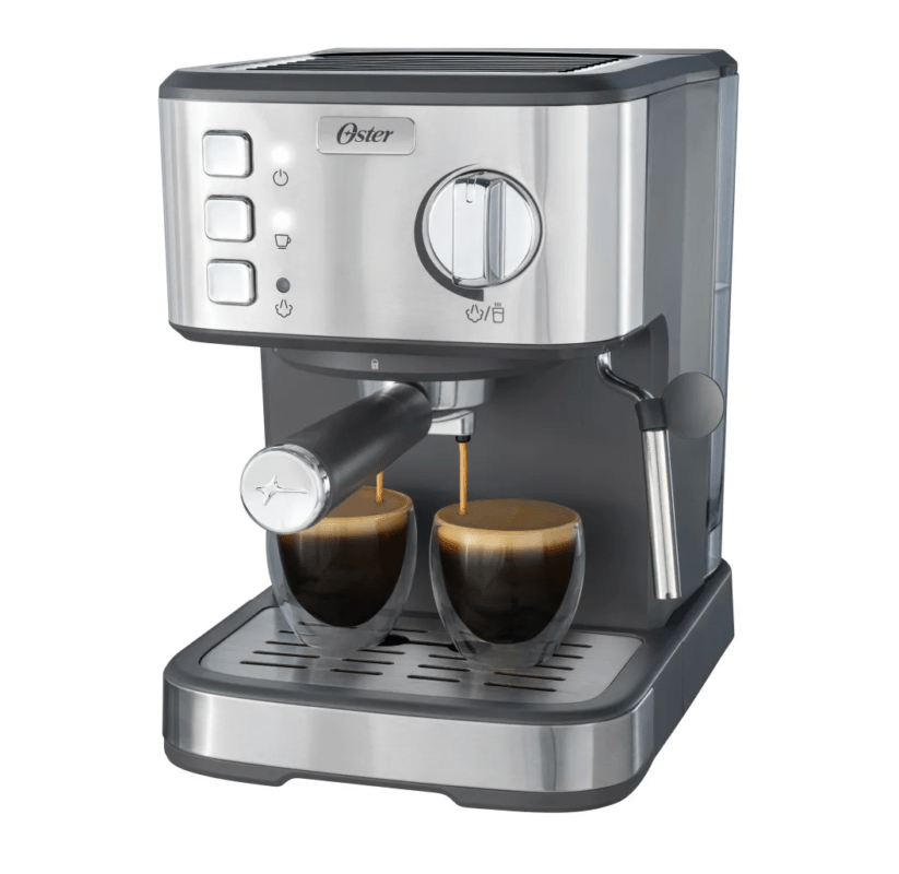Cafetera Compacta Oster 15 Bar Acero Inoxidable Bvstem5502 - Imagen 2