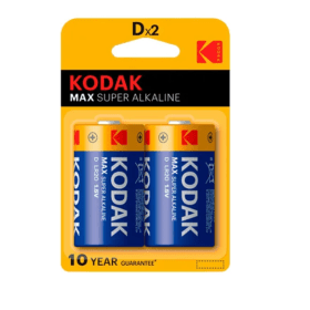 Pilas Alcalina Tipo D 2 Unidades Kodak Max Super Cat30857872 - Imagen 2