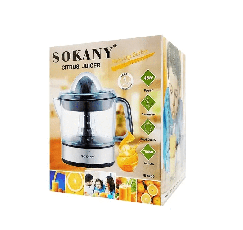 Exprimidor De Naranja Eléctrico Sokany 45w Je-623d - Imagen 2