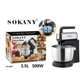 Batidora Con Pedestal Sokany 5 Velocidades Y Turbo Cx-6652 - Imagen 2