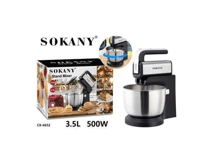 Batidora Con Pedestal Sokany 5 Velocidades Y Turbo Cx-6652 - Imagen 2
