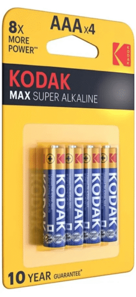 Pilas Alcalina Aaa 4 Unidades Kodak Max Super Cat30157880 - Imagen 2