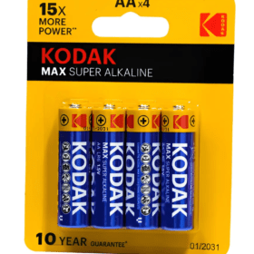 Pilas Alcalina Aa 4 Unidades Kodak Max Super Cat30820388
