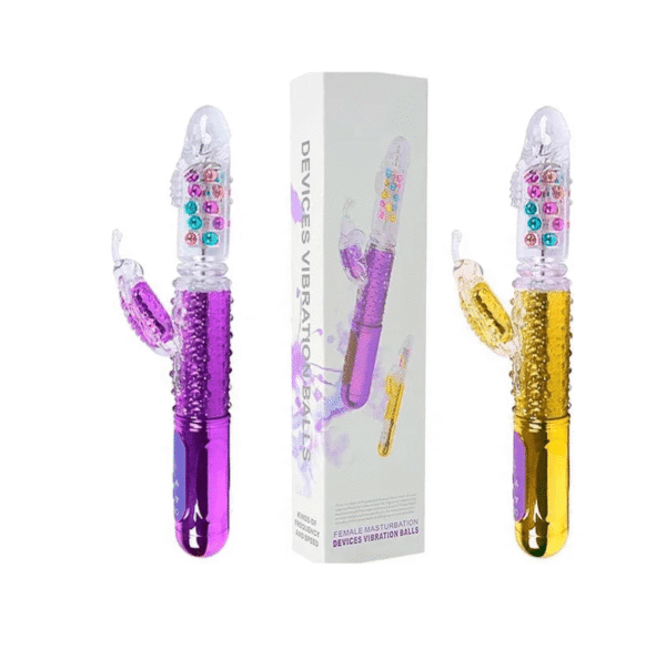 Vibrador Doble Estimulacion De 10 Niveles Balls Dw-pr-313 - Imagen 2