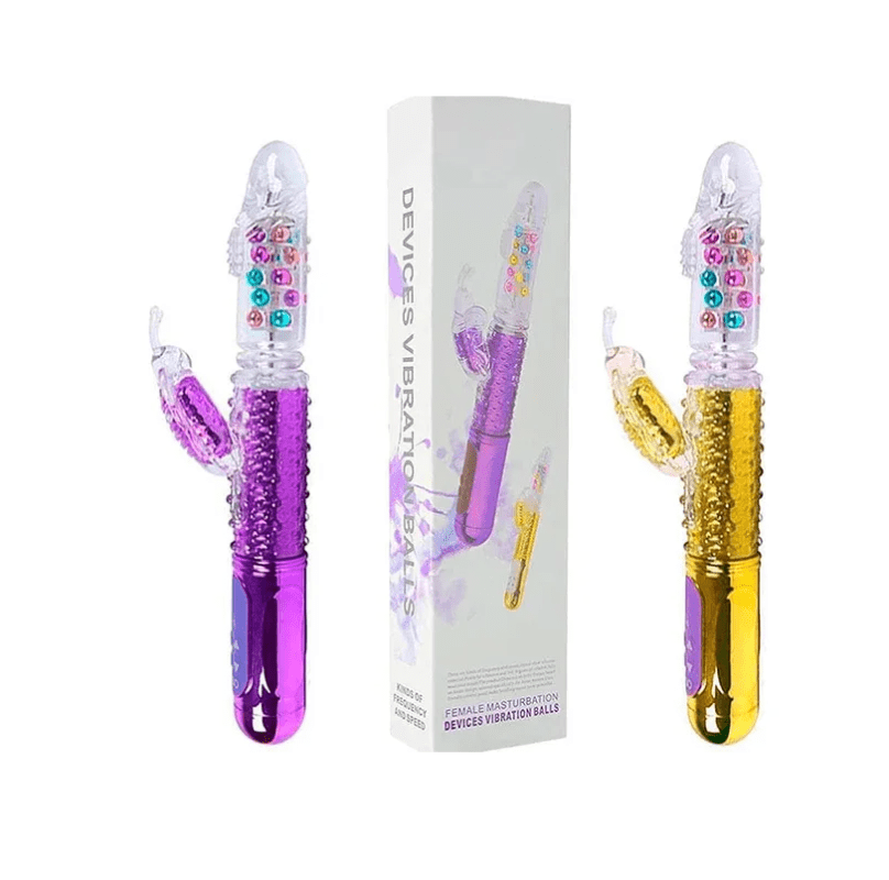 Vibrador Doble Estimulacion De 10 Niveles Balls Dw-pr-313 - Imagen 2